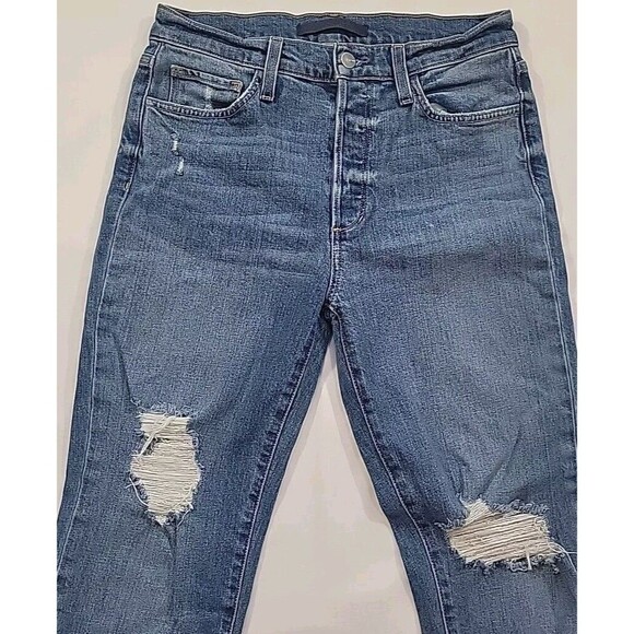 Joe's Jeans The Honor High Rise Vintage Straight Jeans Button Fly Size 27 - Picture 5 of 16